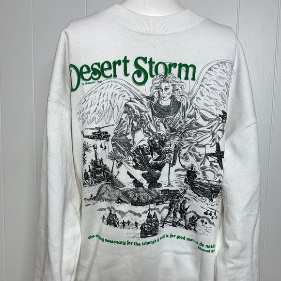 Vintage desert storm 1991 sweatshirt XL unisex adult - Picture 1 of 6